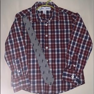 Old Navy Button down with tie